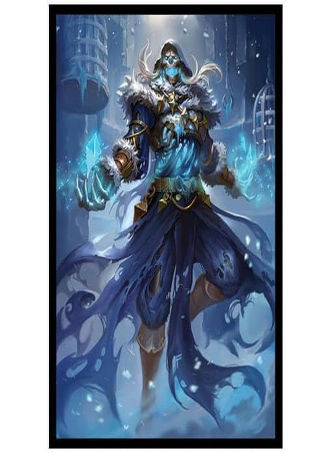 Fantasy North - Rimecage - The Risen Cold - 100 Smooth Matte TCG Trading Card Sleeves - Fits Magic MTG Commander Pokemon and Other Card Games - Playing Card Sleeves - Image 2
